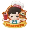 Pop Mart Hacipupu Rolling Time Machine Series Haci's 24-HOUR (Secret Edition) Fridge Magnet Silicone Clip - US