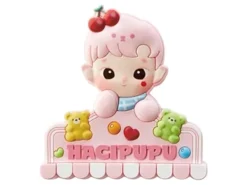 Pop Mart Hacipupu Rolling Time Machine Series Big Bear, Little Bear Fridge Magnet Silicone Clip - US