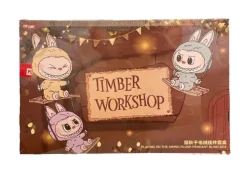 Pop Mart Labubu The Monsters Timber Workshop Playing on the Swing Plush Pendant (Pop Land Exclusive) Sealed Case (6 Blind Box) - US